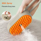 3-In-1 Dog Hair Brush Cat Hair Brush Electric Pet Cleaning Brush Steam Spray Brush Massage Hair Removal Comb anti Flying Brush