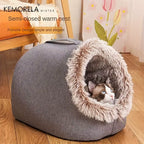 Cozy Up Your Cats This Winter with the Self-Warming Cat Bed - Perfect for Small to Medium Felines!